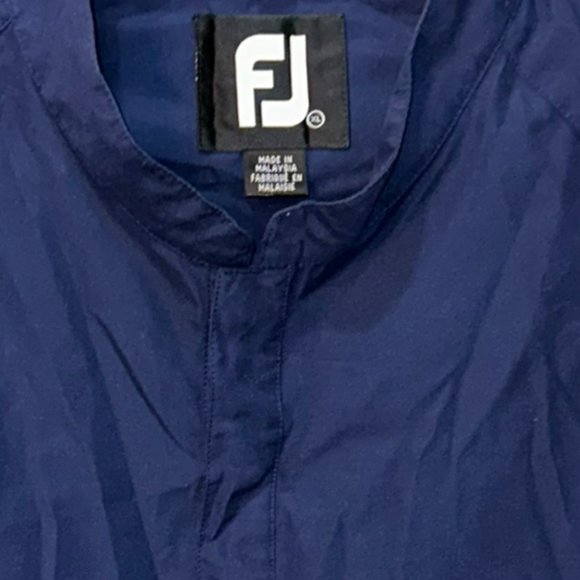 FootJoy Men's Lightweight Jacket - Navy Blue - Picture 4 of 6